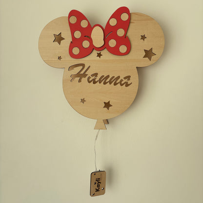 Minnie Applique Murale Personnalisée